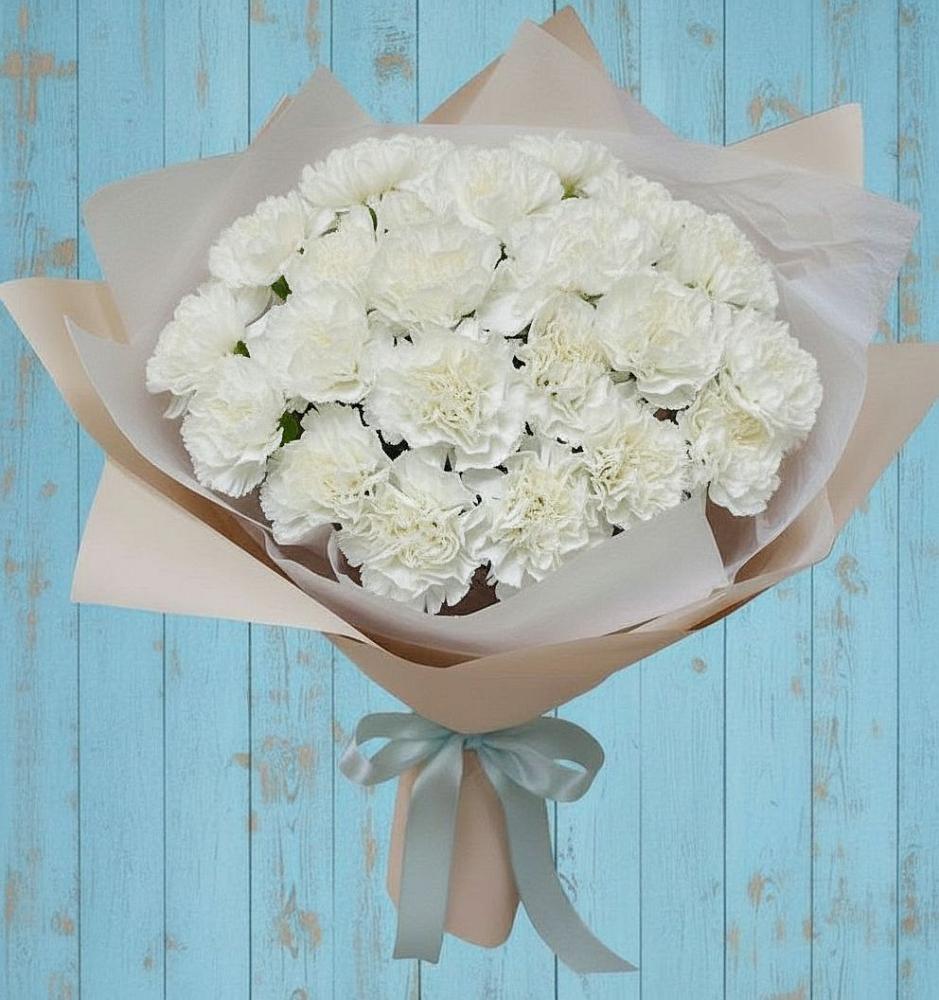 Букет цветов из: Гвоздики в Маршале Жукове