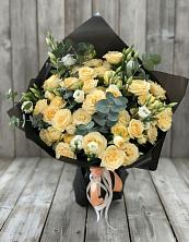 Букет цветов из:  Розы и Лизиантусы в Маршале Жукове