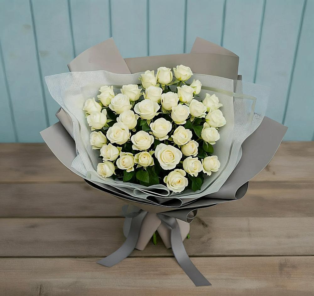 Букет Белоснежная нежность в Маршале Жукове