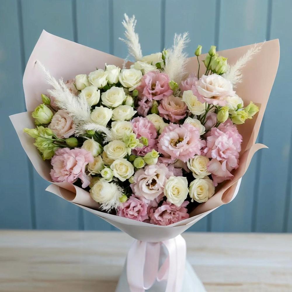 Букет цветов из: Альстромерии и Розы в Маршале Жукове