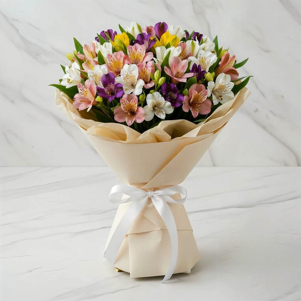 Букет цветов из: Альстромерии в Маршале Жукове