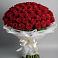 Букет 101 Красная роза Блэк Мэджик в Маршале Жукове