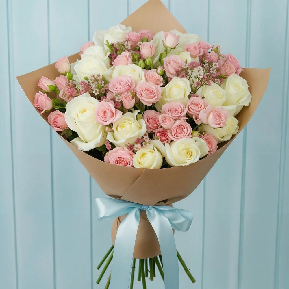 Букет цветов из: Розы в Маршале Жукове