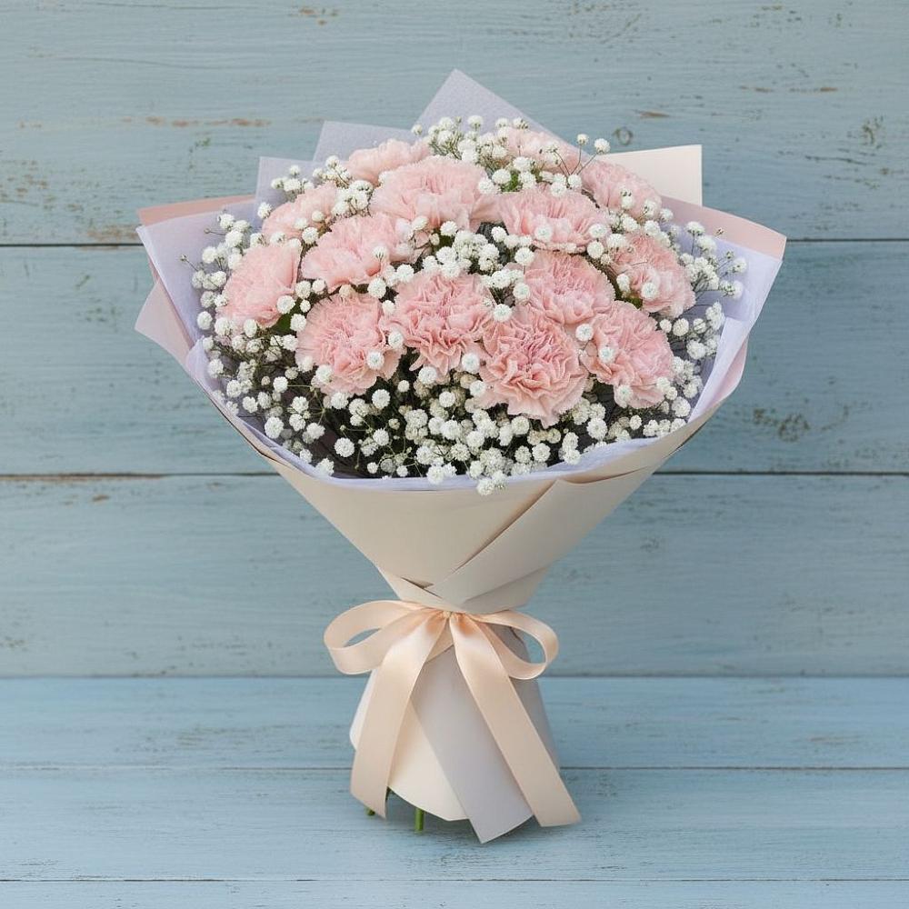 Букет цветов из: Гвоздики в Маршале Жукове