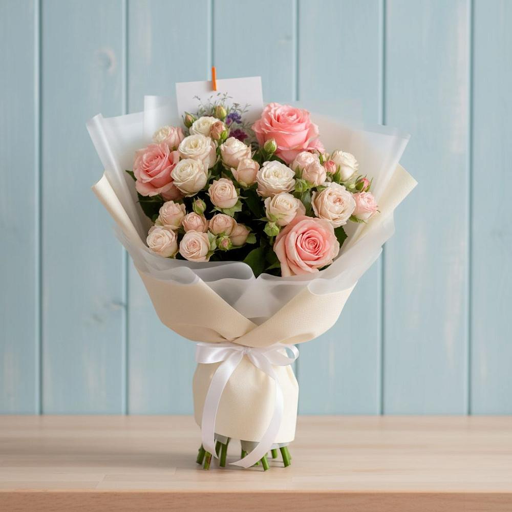 Букет цветов из: Розы в Маршале Жукове