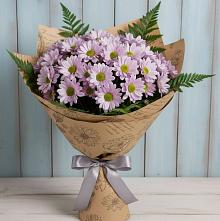 Букет цветов из:  Хризантемы #REPLACE_PRED# Маршале Жукове