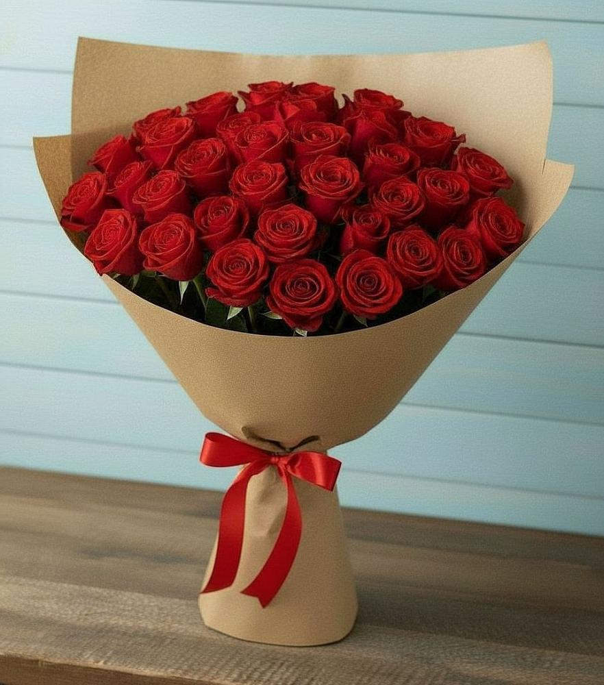 Букет Красные розы Милано в Маршале Жукове