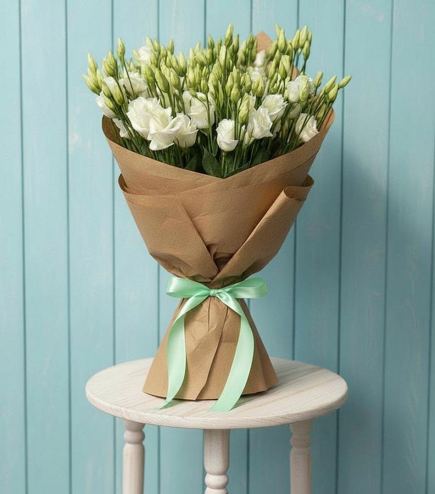 Букет цветов из: Лизиантусы в Маршале Жукове