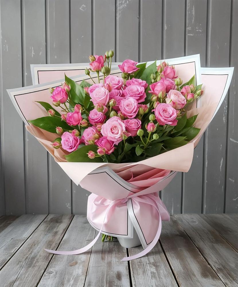 Букет Розовый кустик в Маршале Жукове