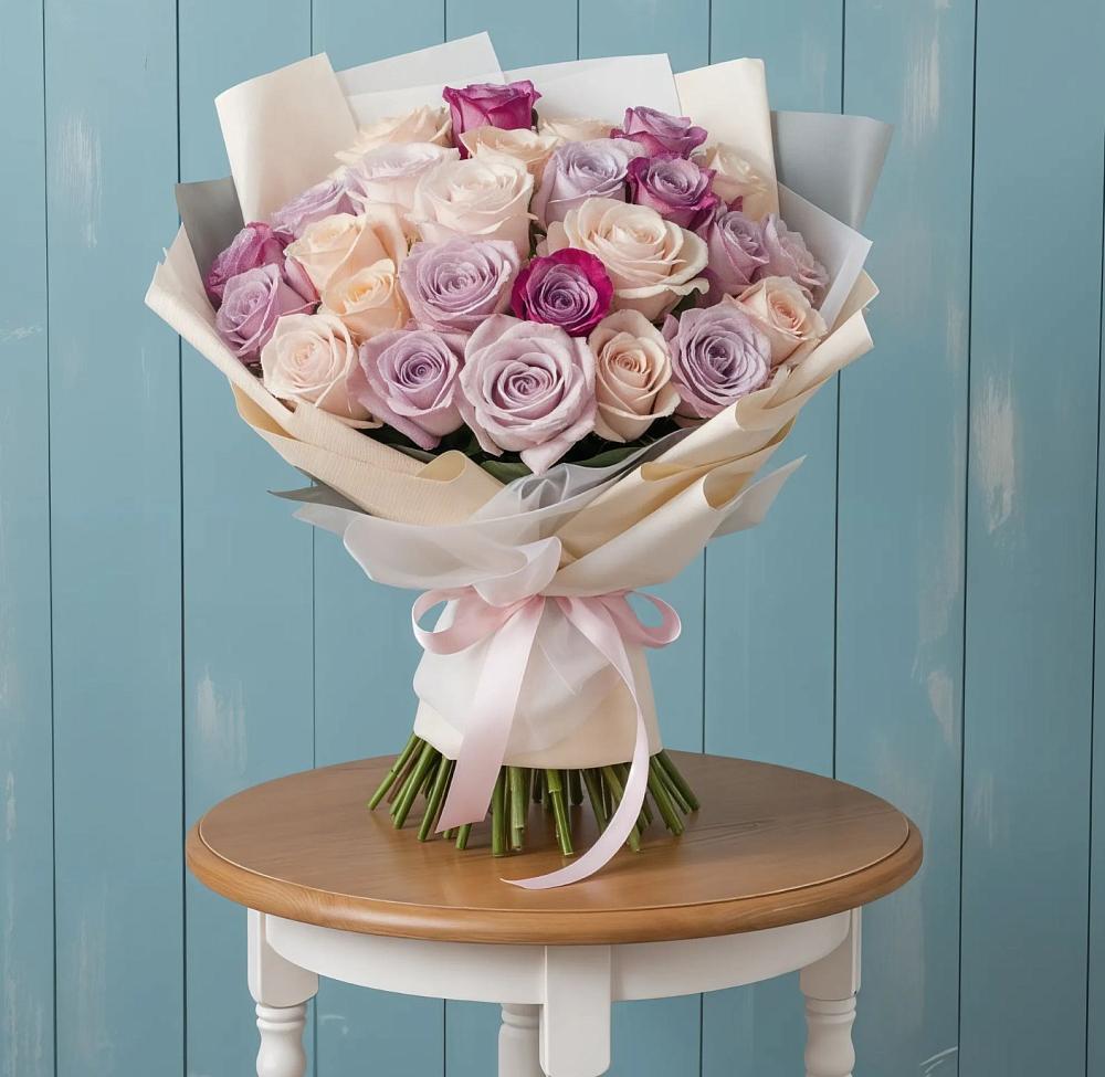 Букет цветов из: Розы в Маршале Жукове