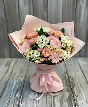 Букет цветов из:  Гвоздики, Розы и Хризантемы в Маршале Жукове