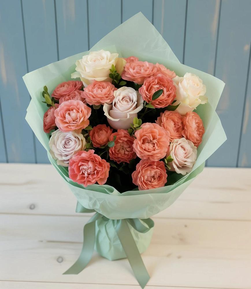 Букет цветов из: Розы в Маршале Жукове