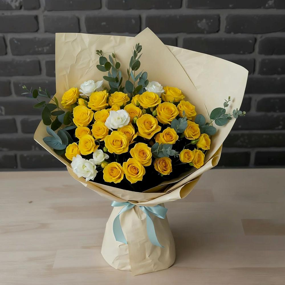 Букет цветов из: Розы в Маршале Жукове