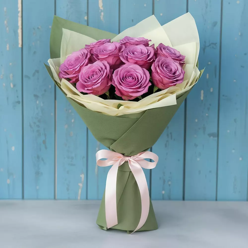 Букет Розы Фёрст Леди в Маршале Жукове