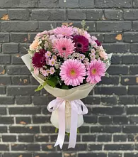 Букет цветов из:  Герберы и Хризантемы в Маршале Жукове
