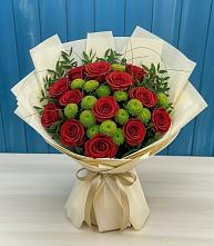 Букет цветов из:  Розы и Хризантемы в Маршале Жукове