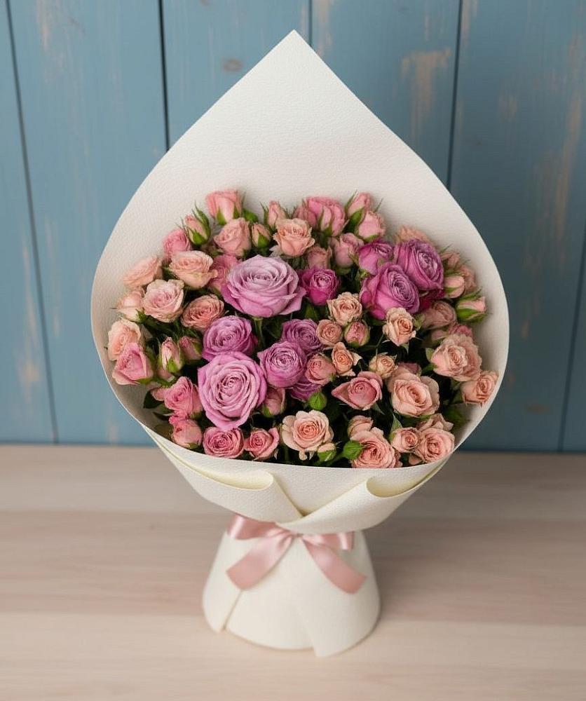 Букет цветов из: Розы в Маршале Жукове