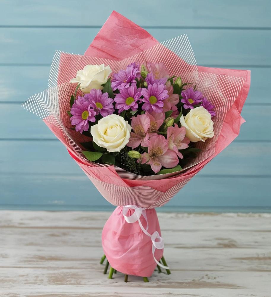 Букет цветов из: Герберы в Маршале Жукове