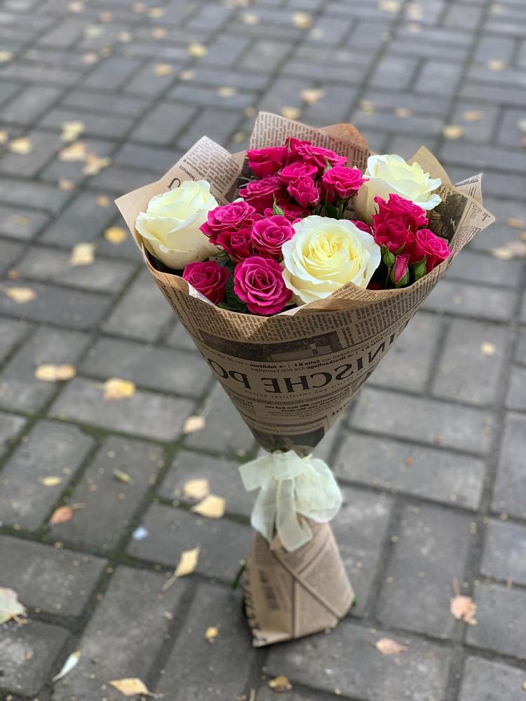 Букет цветов из: Розы в Маршале Жукове